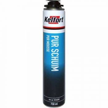 Kelfort Purschuim 750 ml, geschikt voor pistool en los! doos à 12 stuks