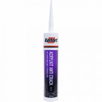 Kelfort Acrylaat kit Anti Crack 310 ml,wit, doos à 12 stuks