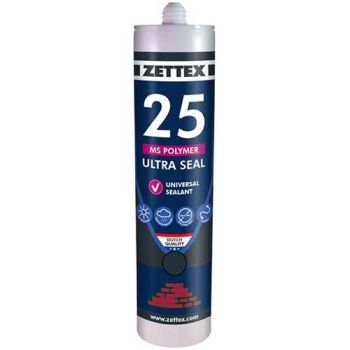 Zettex afdichtingskit MS 25 Ultraseal 290 ml, wit, doos à 12 stuks