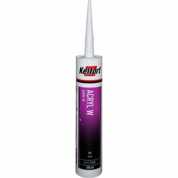 Kelfort Acrylaat kit 310 ml, zwart, doos à 12 stuks