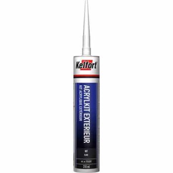 Kelfort Acrylaat kit Exterieur 310 ml, wit, doos à 12 stuks