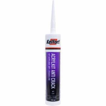 Kelfort Acrylaat kit Anti Crack 310 ml,wit, doos à 12 stuks